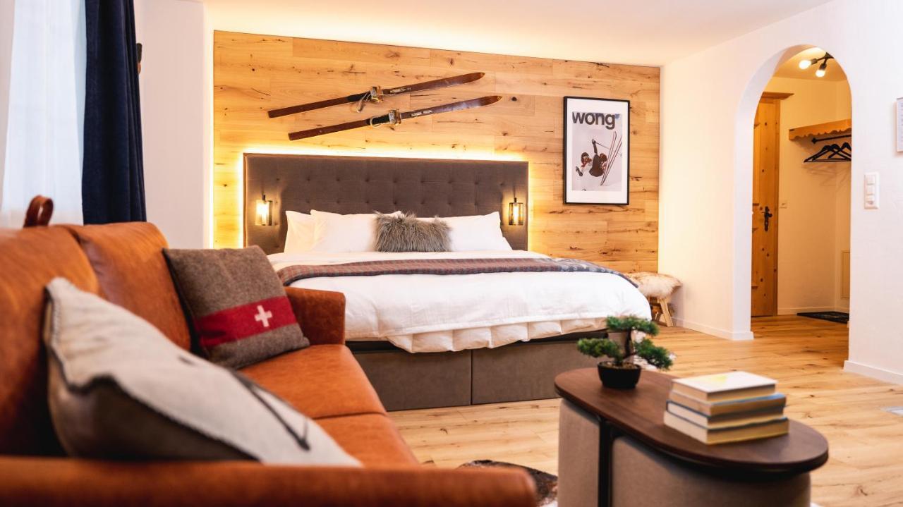 Wunderstay Alpine 16 Chic Studio Central Location Klosters-Serneus Exterior foto