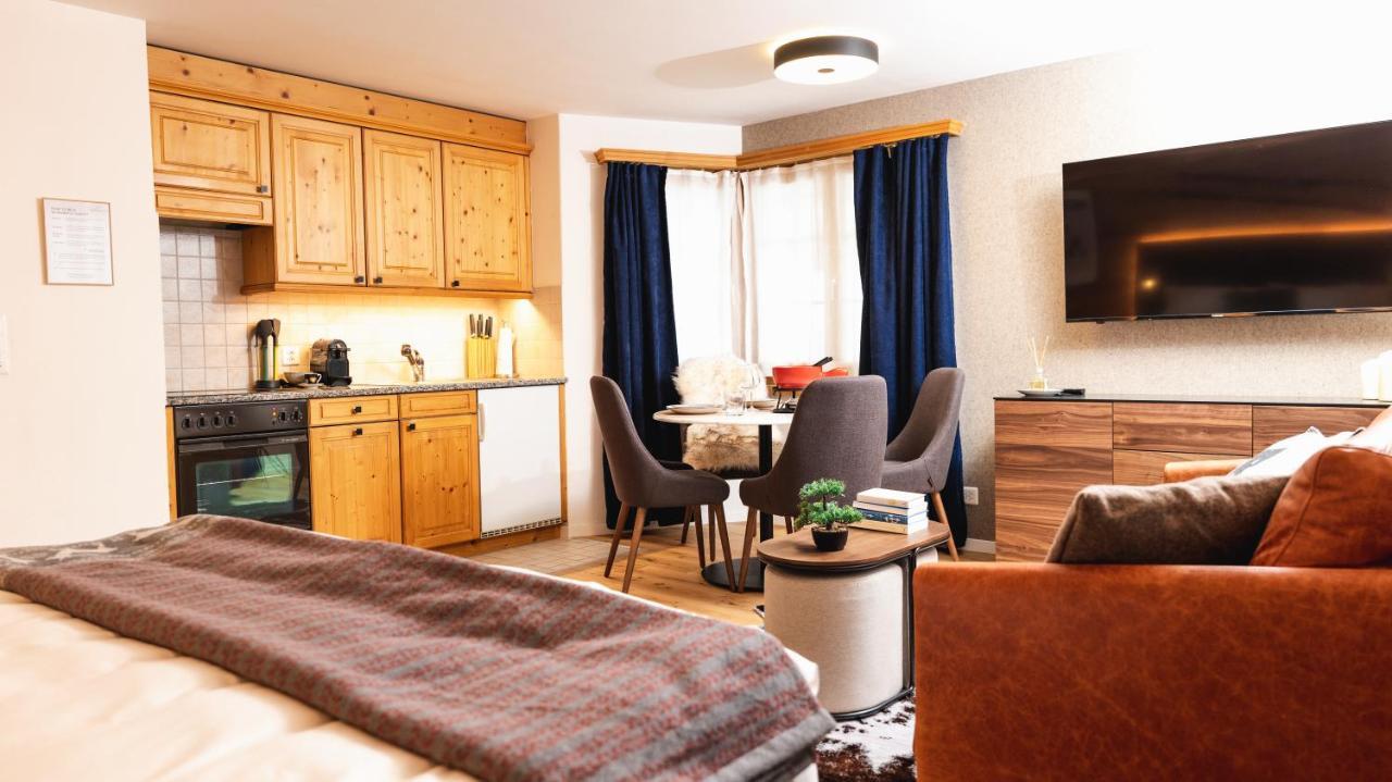 Wunderstay Alpine 16 Chic Studio Central Location Klosters-Serneus Exterior foto